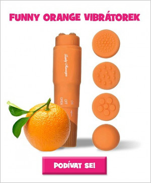 minivibrátor na klitoris Funny Orange