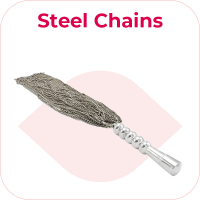 Řetízkové kovové důtky Steel Chains