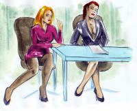 ženy v kanceláři