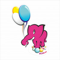 slon balónkový