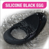 Vibrační erekční kroužek Black Egg