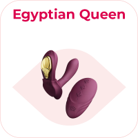 Vibrátor do nohavičiek Egyptian Queen s diaľkovým ovládaním a mobilnou aplikáciou