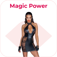 Čierne šaty Magic Power