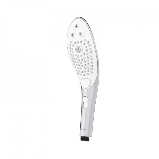 E-shop Womanizer Wave sprchová hlavica 2 v 1 na masáž klitorisu (27 cm), strieborná