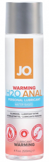 System JO Lubrikačný gél Anal H2O Warming (120 ml)