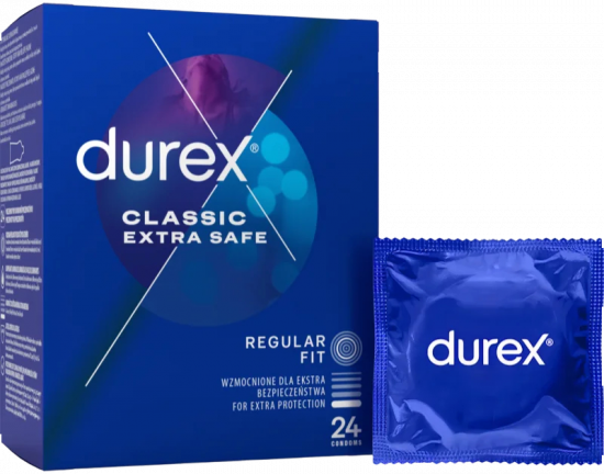 Durex Extra Safe - zosilnené kondómy (24 ks)