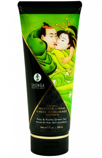 Shunga Masážny krém Relaxing Green Tea (200 ml)