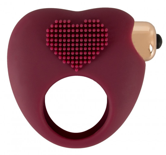 E-shop Vibračný erekčný krúžok Heart Wave