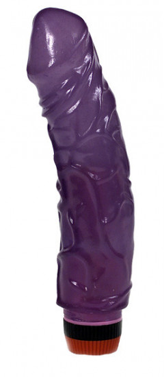 Vibrátor gélový fialový 22 * 4.5 cm