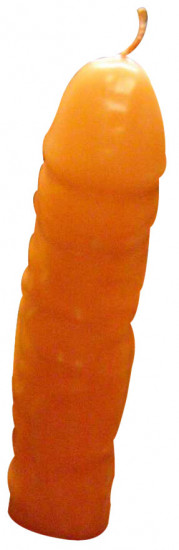 Žert. svíčka penis vosk 18 cm