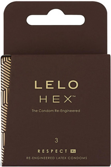 LELO Hex Respect – XL óvszerek (3 db)