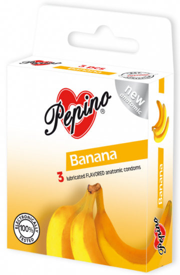 Pepino banán 3db óvszer