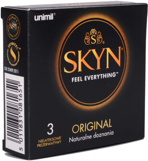 SKYN Original – bezlatexové kondómy (3 ks)