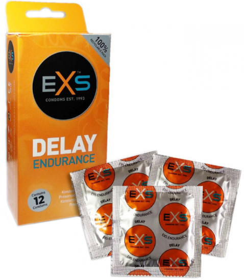 EXS Delay – csillapító óvszerek (12 db)