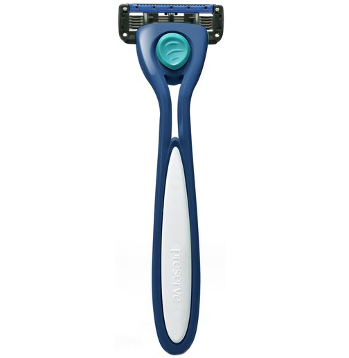 ECO depilačný strojček na holenie Shave Mach 5, modrá