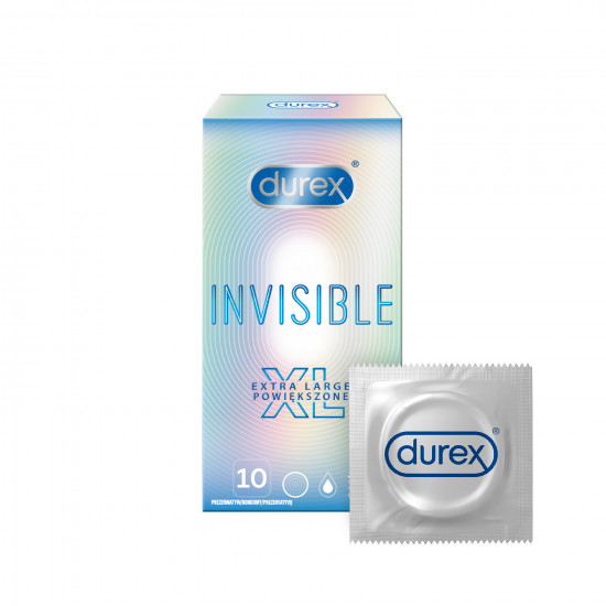 Durex Invisible – XL óvszerek (10 db)