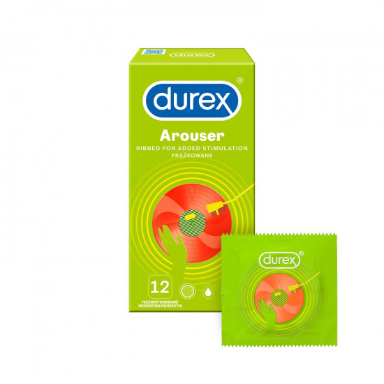 Durex Arouser – vroubkované kondomy (12 ks)