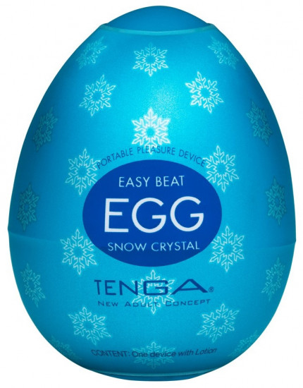 Tenga Egg Snow Crystal masturbátor (7,5 cm)