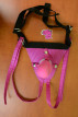 Strap-on Pink Silicone s postrojem