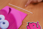 Žartovný balónik v tvare penisu - slamku na nafúknutie