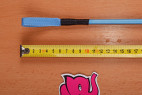 Bičík modrý 60cm - meriame dĺžku špičky bičíka