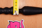 Dvojité dildo Ass Jacker (18 cm) - priemer najväčšej guličky