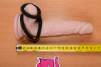 Erekční kroužek Bondage – na menším dildu, průměr 3,6 cm