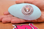 Masážny vibrátor Turquoise Diamond - v ruke