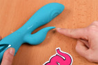 Silikónový vibrátor Tiffany Dream - výbežok na klitoris