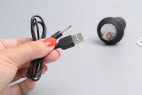 Vibrační anální kolík Diamond Vibe, USB kabel