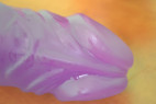 Vibrátor  gelový fialový 22*4.5 cm