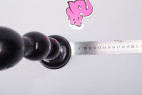 XXL análne guľôčky s prísavkou Xtreme Black (50,2 cm), rozmery