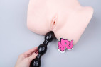 XXL análne guľôčky s prísavkou Xtreme Black (50,2 cm), umelá vagína