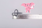 Silikónový Sperma Stopper s krúžkom Black Ring (8 mm), rozmery