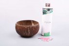 Masážní Nuru Gel Exotic Slide (500 ml), kokosová miska
