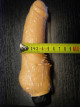 Vibrátor latex s vroubky 18 cm