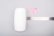 Tenga Puffy White masturbátor (16,5 cm), rozměry