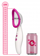 Automatická vibrační vakuová pumpa na vaginu Pink & White