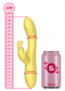 Vibrátor s výběžkem na klitoris Bee (21 cm)  + dárek Toybag