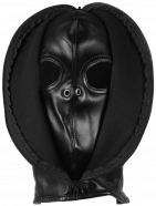 Koženková maska Zip-up Bondage