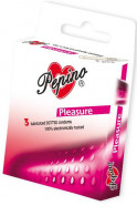 Pepino Pleasure 3db - pöttyös óvszer
