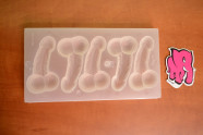 Žertovné formičky na LED - penis