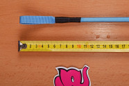 Bičík modrý 60cm - meriame dĺžku špičky bičíka