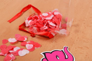 Mydlové konfety Little Hearts - otvorená škatuľka
