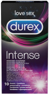 Durex Intense Orgasmic – s vroubky, výstupky a gelem Desirex 10 ks