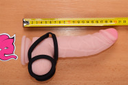 Erekčný krúžok Bondage - na väčšom dildu, priemer 4,2 cm