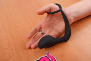 Anális csatlakozó erekciós gyűrűvel Ring & Plug, a kézben
