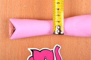 Pink Lover szilikon vibrátor, középső rész átmérő