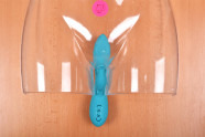 Silikonový vibrátor Tiffany Dream – ukázka zavedeného vibrátoru