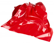 Piros PVC lap, Dirty Mind (203 × 226 cm)